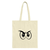 Owl Eyes Tote Bag, Funny Animal Bag, Quirky Design, Nature Lover Gift, Cute Reusable Bag, Everyday Tote - Tawshia